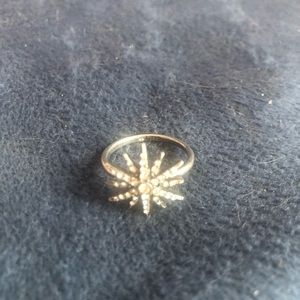 Silver Starburst ring
